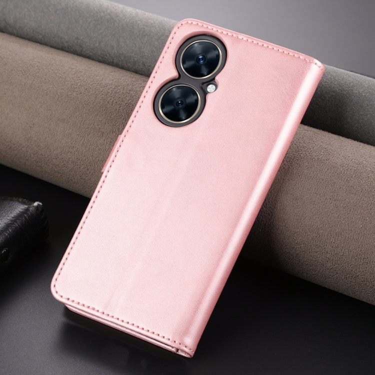 For Huawei Maimang 20 / Enjoy 60 Pro / nova 11i AZNS Skin Feel Calf Texture Flip Leather Phone Case(Rose Gold) by AZNS