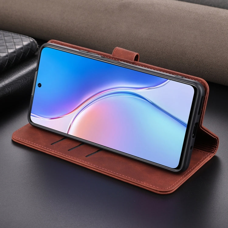 For Huawei Maimang 20 / Enjoy 60 Pro / nova 11i AZNS Skin Feel Calf Texture Flip Leather Phone Case(Rose Gold) by AZNS