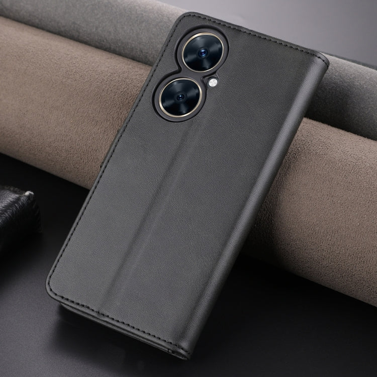 For Huawei Maimang 20 / Enjoy 60 Pro / nova 11i AZNS Skin Feel Calf Texture Flip Leather Phone Case(Black) by AZNS
