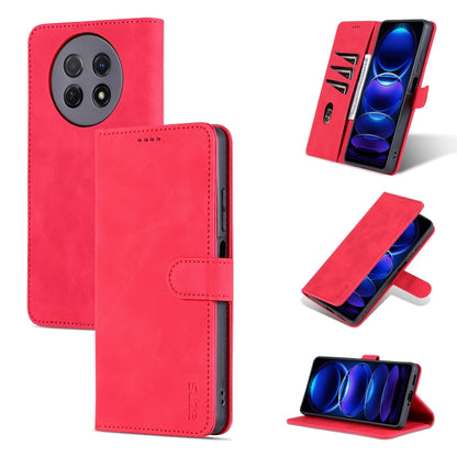 For Huawei Enjoy 60X/nova Y91 AZNS Skin Feel Calf Texture Flip Leather Phone Case(Red) by AZNS