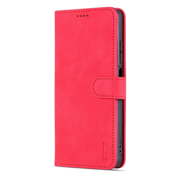 For Huawei Enjoy 60X/nova Y91 AZNS Skin Feel Calf Texture Flip Leather Phone Case(Red) by AZNS