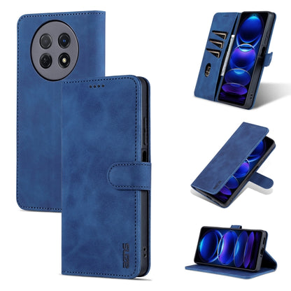 For Huawei Enjoy 60X/nova Y91 AZNS Skin Feel Calf Texture Flip Leather Phone Case(Blue) by AZNS