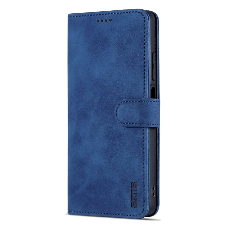 For Huawei Enjoy 60X/nova Y91 AZNS Skin Feel Calf Texture Flip Leather Phone Case(Blue) by AZNS