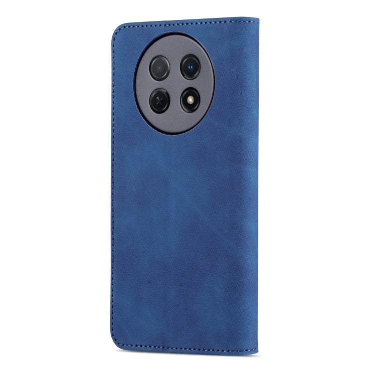 For Huawei Enjoy 60X/nova Y91 AZNS Skin Feel Calf Texture Flip Leather Phone Case(Blue) by AZNS