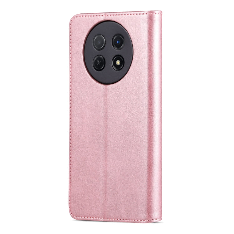 For Huawei Enjoy 60X/nova Y91 AZNS Skin Feel Calf Texture Flip Leather Phone Case(Rose Gold) by AZNS