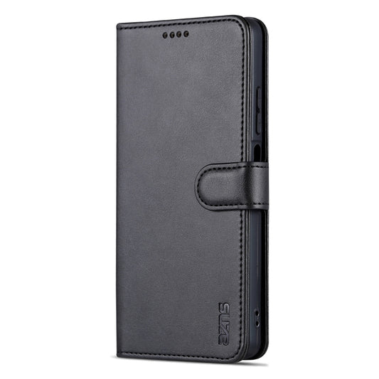 For Huawei Enjoy 60X/nova Y91 AZNS Skin Feel Calf Texture Flip Leather Phone Case(Black) by AZNS