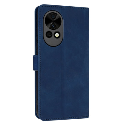 For Huawei nova 12 Pro AZNS Skin Feel Calf Texture Flip Leather Phone Case(Blue) by AZNS