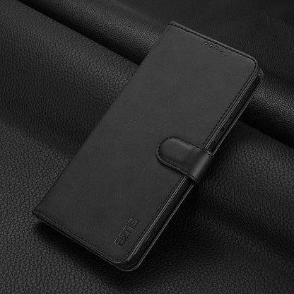 For Huawei nova 12 Pro AZNS Skin Feel Calf Texture Flip Leather Phone Case(Black) by AZNS