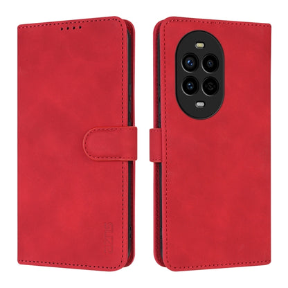 For Huawei nova 13 Pro AZNS Skin Feel Calf Texture Flip Leather Phone Case(Red) by AZNS