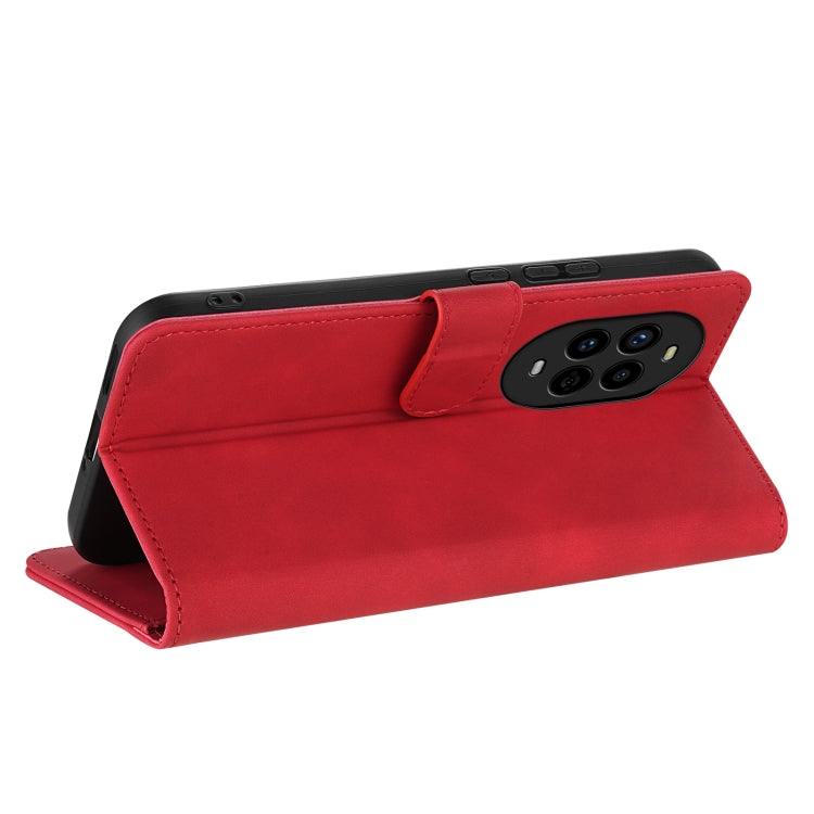 For Huawei nova 13 Pro AZNS Skin Feel Calf Texture Flip Leather Phone Case(Red) by AZNS