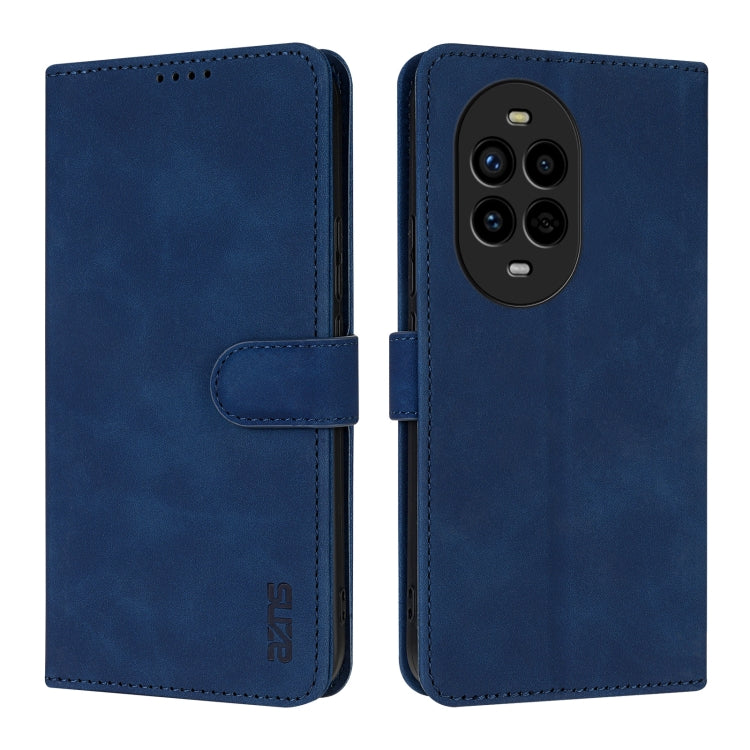 For Huawei nova 13 Pro AZNS Skin Feel Calf Texture Flip Leather Phone Case(Blue) by AZNS