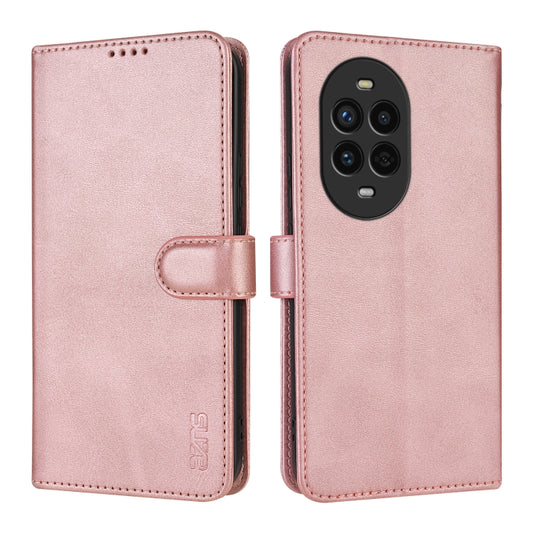 For Huawei nova 13 Pro AZNS Skin Feel Calf Texture Flip Leather Phone Case(Rose Gold) by AZNS
