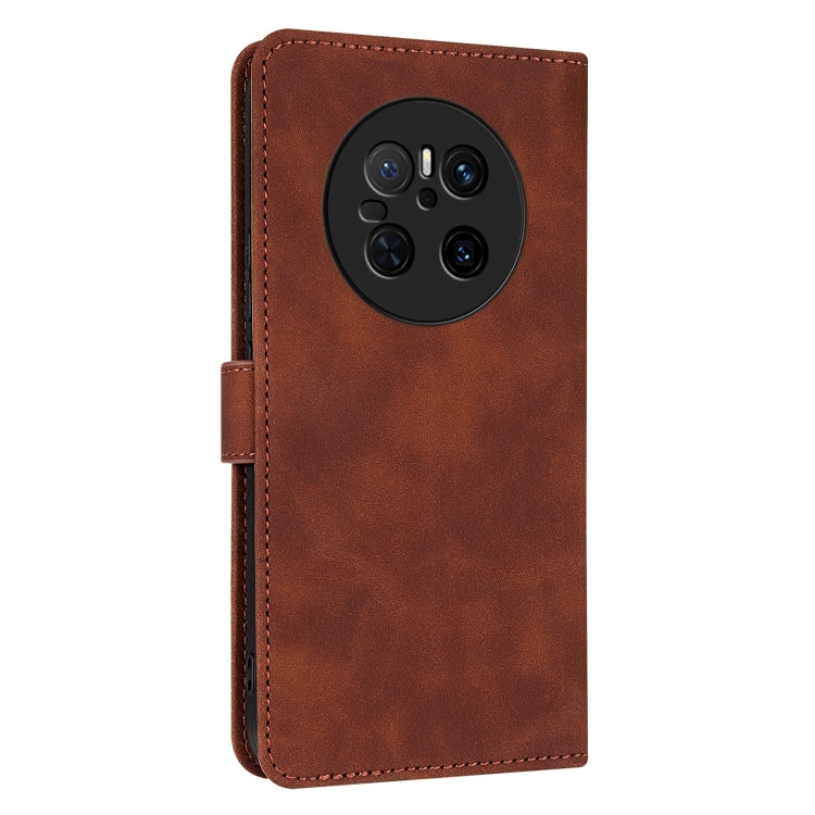 For Huawei Mate 70 AZNS Skin Feel Calf Texture Flip Leather Phone Case(Brown) by AZNS