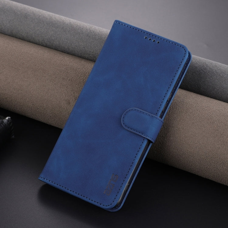 For Honor 90 AZNS Skin Feel Calf Texture Flip Leather Phone Case(Blue) by AZNS