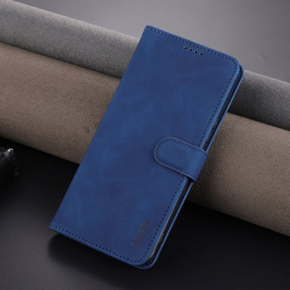 For Honor 90 Pro AZNS Skin Feel Calf Texture Flip Leather Phone Case(Blue) by AZNS