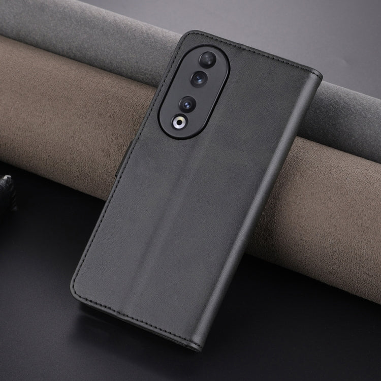 For Honor 90 Pro AZNS Skin Feel Calf Texture Flip Leather Phone Case(Black) by AZNS