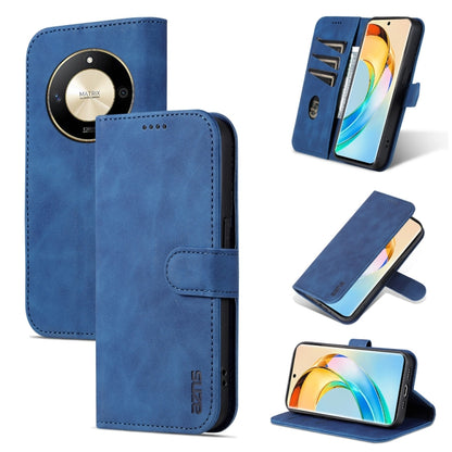 For Honor X50 AZNS Skin Feel Calf Texture Flip Leather Phone Case(Blue) by AZNS