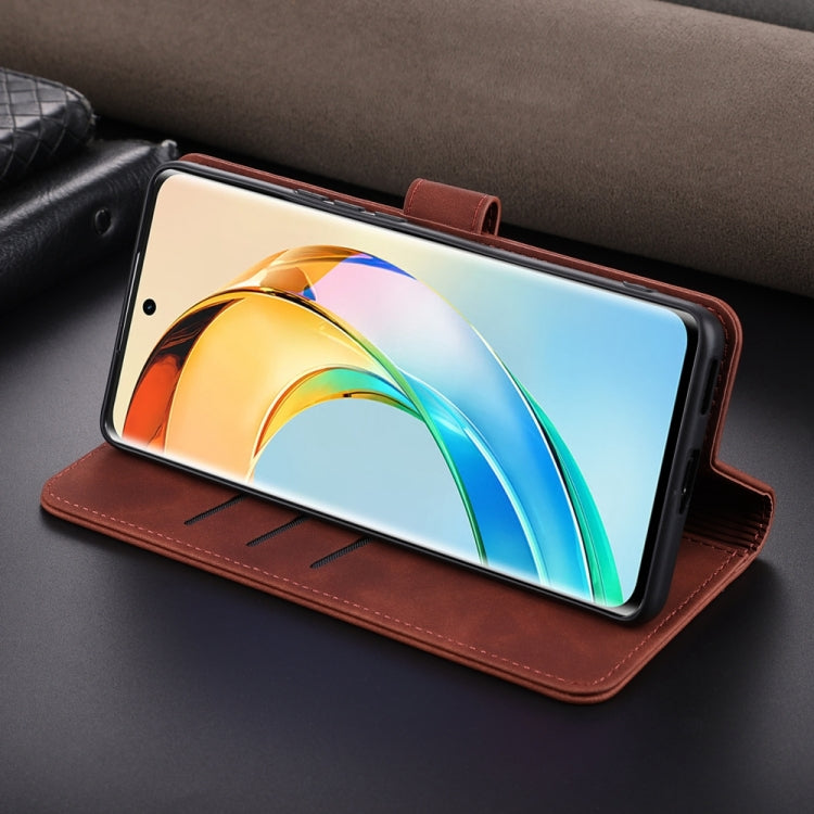 For Honor X50 AZNS Skin Feel Calf Texture Flip Leather Phone Case(Rose Gold) by AZNS