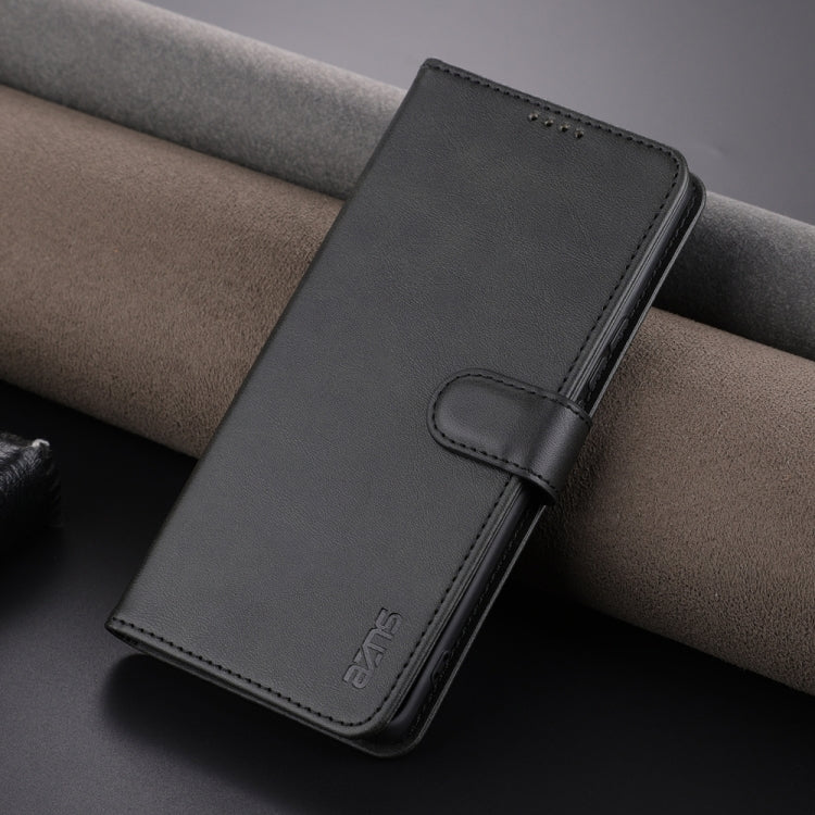 For Honor X50 AZNS Skin Feel Calf Texture Flip Leather Phone Case(Black) by AZNS