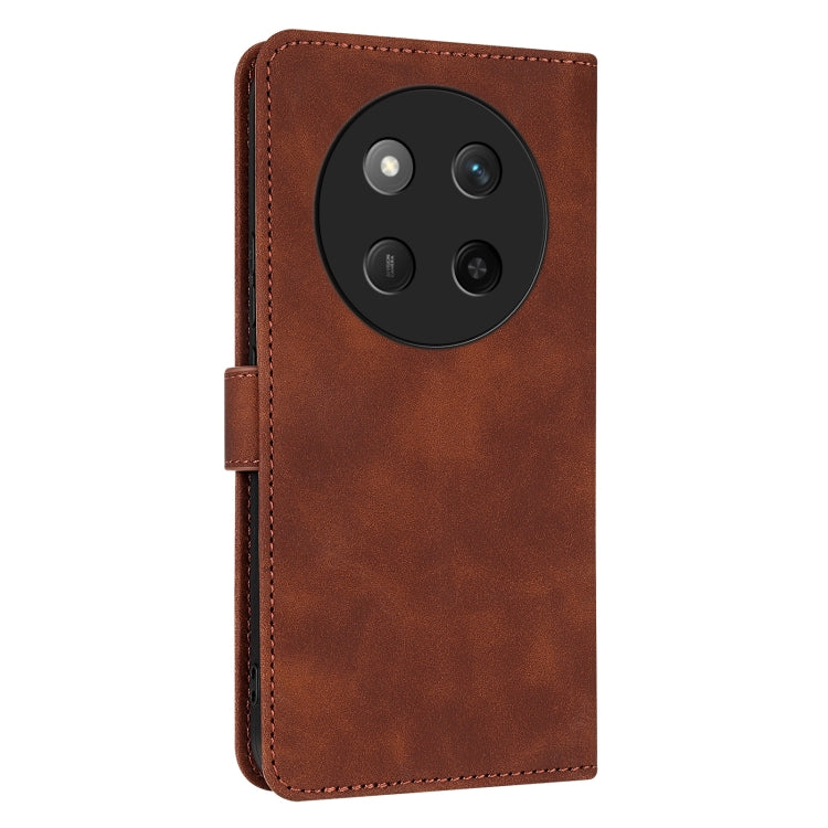 For Honor X60 Pro AZNS Skin Feel Calf Texture Flip Leather Phone Case(Brown) by AZNS
