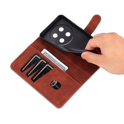 For Honor X60 Pro AZNS Skin Feel Calf Texture Flip Leather Phone Case(Brown) by AZNS