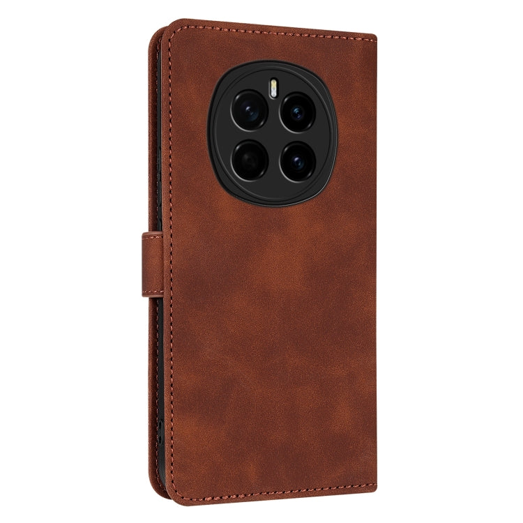 For Honor Magic7 AZNS Skin Feel Calf Texture Flip Leather Phone Case(Brown) by AZNS