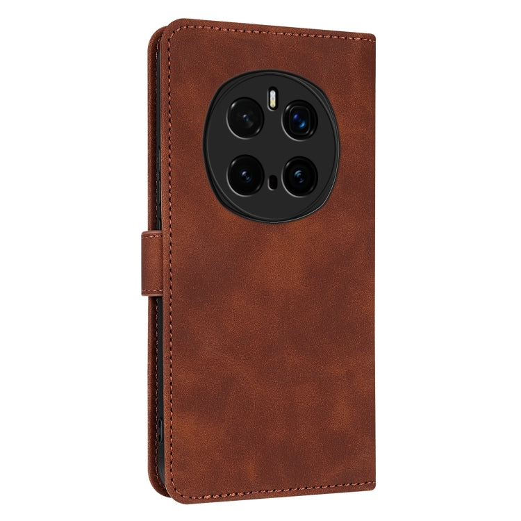 For Honor Magic7 Pro AZNS Skin Feel Calf Texture Flip Leather Phone Case(Brown) by AZNS