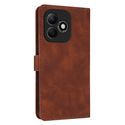 For Honor X60i AZNS Skin Feel Calf Texture Flip Leather Phone Case(Brown) by AZNS