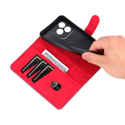 For Honor X60i AZNS Skin Feel Calf Texture Flip Leather Phone Case(Red) by AZNS