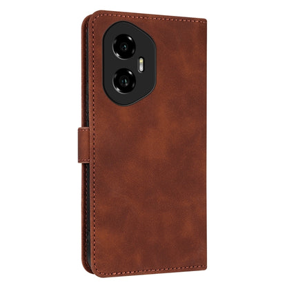 For Honor 300 AZNS Skin Feel Calf Texture Flip Leather Phone Case(Brown) by AZNS