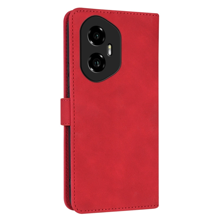 For Honor 300 AZNS Skin Feel Calf Texture Flip Leather Phone Case(Red) by AZNS
