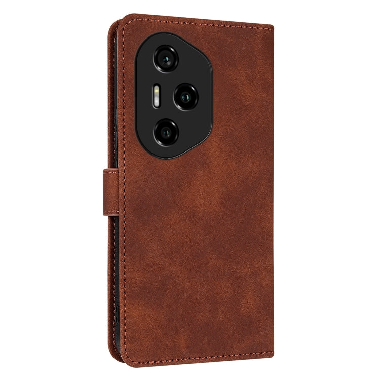 For Honor 300 Pro AZNS Skin Feel Calf Texture Flip Leather Phone Case(Brown) by AZNS