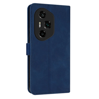 For Honor 300 Ultra AZNS Skin Feel Calf Texture Flip Leather Phone Case(Blue) by AZNS