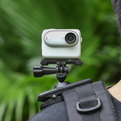 Sunnylife 360 Degree Rotation Swivel Backpack Clip Magnetic Suction Action Camera Mount(Black) by Sunnylife