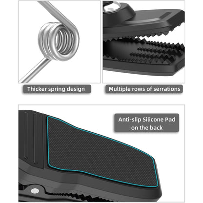 Sunnylife 360 Degree Rotation Swivel Backpack Clip Magnetic Suction Action Camera Mount(Black) by Sunnylife