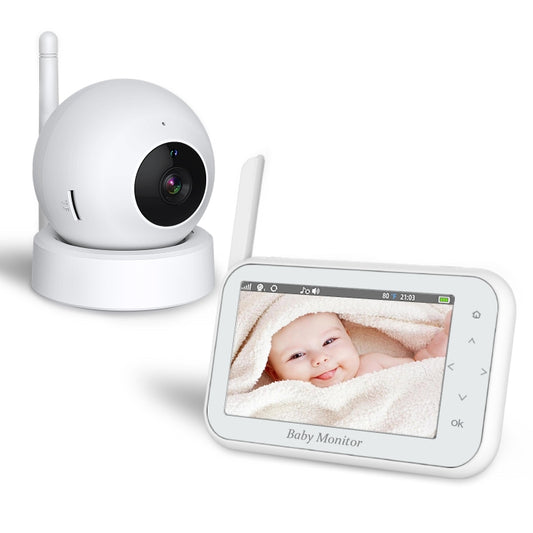 ABM201 4.5 inch Wireless Video Night Vision Baby Monitor Security Camera(US Plug) by bashfashion