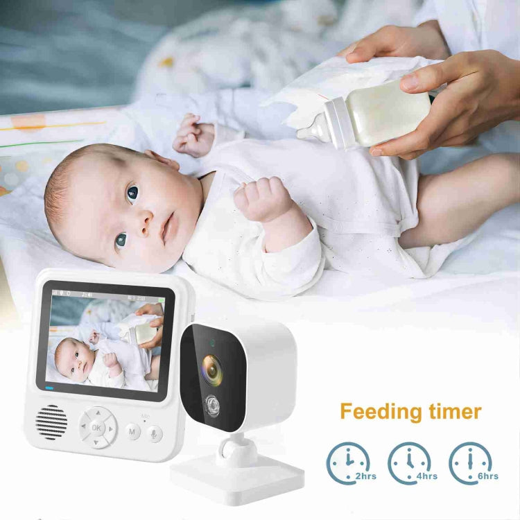 ABM900 2.8 inch Wireless Video Night Vision Baby Monitor Security Camera(EU Plug) by bashfashion