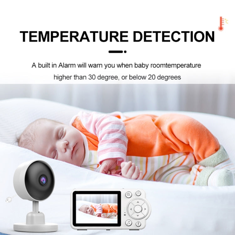 YE10-C3 2.8 inch 2.4G Wireless Video Night Vision Baby Monitor Security Camera(US Plug) by bashfashion