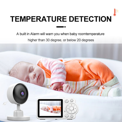 YE10-C3 2.8 inch 2.4G Wireless Video Night Vision Baby Monitor Security Camera(US Plug) by bashfashion