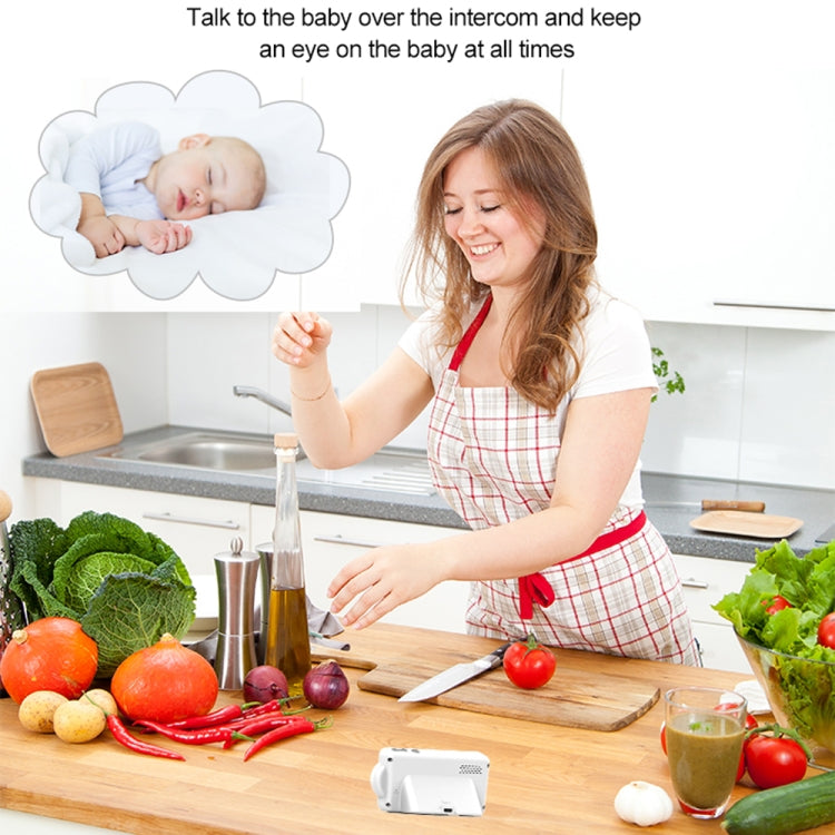 YE10-C3 2.8 inch 2.4G Wireless Video Night Vision Baby Monitor Security Camera(EU Plug) by bashfashion