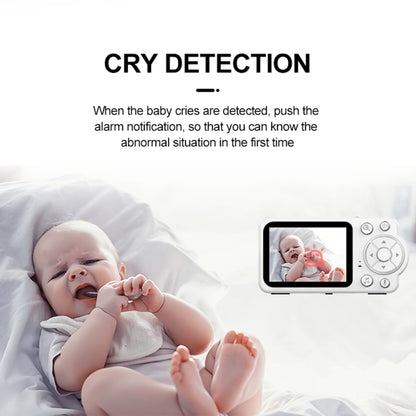 YE10-C3 2.8 inch 2.4G Wireless Video Night Vision Baby Monitor Security Camera(EU Plug) by bashfashion