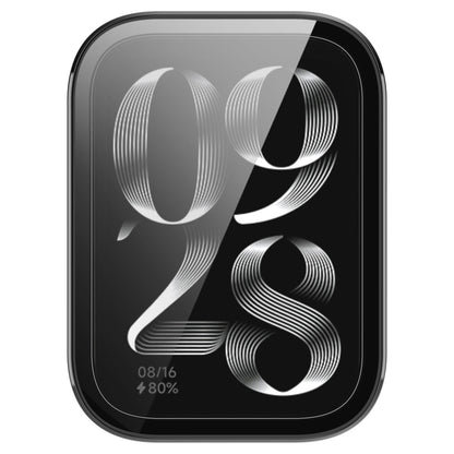 For Xiaomi Mi Band 8 Pro PC + Tempered Glass Film Integrated Watch Protective Case(Black) by bashfashion