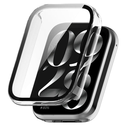 For Xiaomi Mi Band 8 Pro PC + Tempered Glass Film Integrated Watch Protective Case(Transparent) by bashfashion