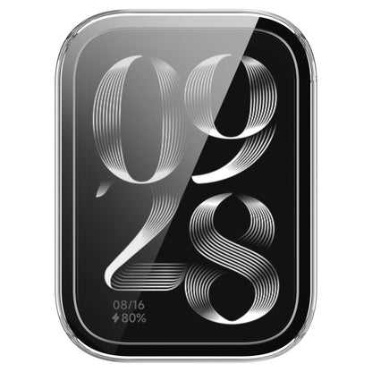 For Xiaomi Mi Band 8 Pro PC + Tempered Glass Film Integrated Watch Protective Case(Transparent) by bashfashion