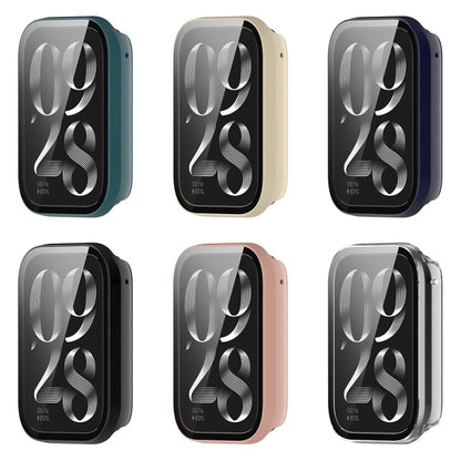 For Xiaomi Mi Band 8 Pro PC + Tempered Glass Film Integrated Watch Protective Case(Transparent) by bashfashion