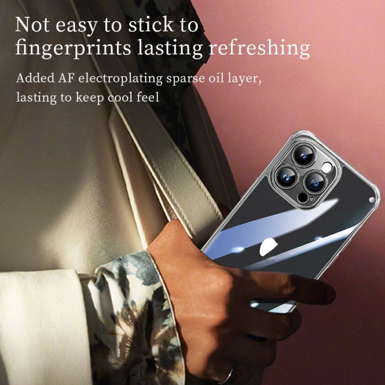 For iPhone 15 Plus SULADA TPU Frame + Tempered Glass Transparent Phone Case(White) by SULADA