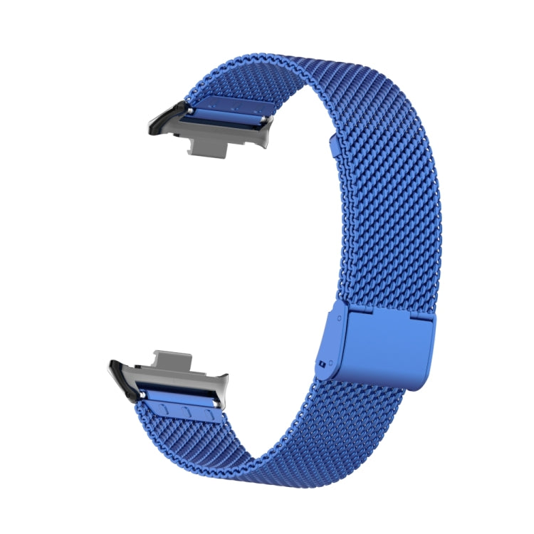 For Xiaomi Smart Band 9 Pro / 8 Pro 18mm Steel Mesh Buckle Metal Watch Band(Royal Blue) by bashfashion