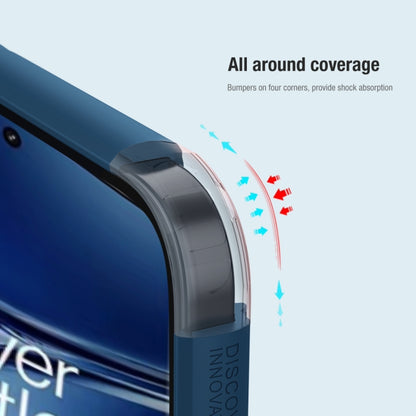 For OnePlus Ace 2 Pro NILLKIN Frosted Shield Pro PC + TPU Phone Case(Blue) by NILLKIN