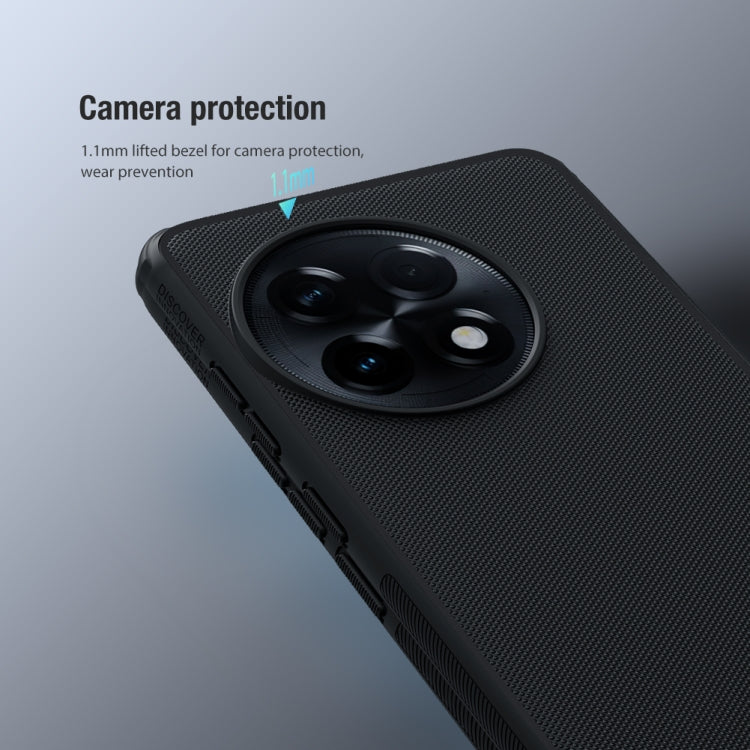 For OnePlus Ace 2 Pro NILLKIN Frosted Shield Pro PC + TPU Phone Case(Blue) by NILLKIN