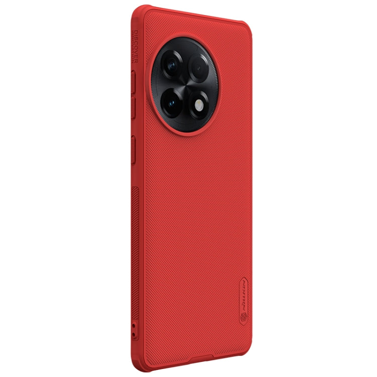 For OnePlus Ace 2 Pro NILLKIN Frosted Shield Pro PC + TPU Phone Case(Red) by NILLKIN